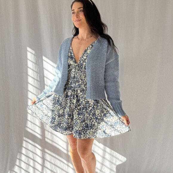 Sage The Label | Rhia Knit Open Cardigan | Blue - Picture 10 of 16